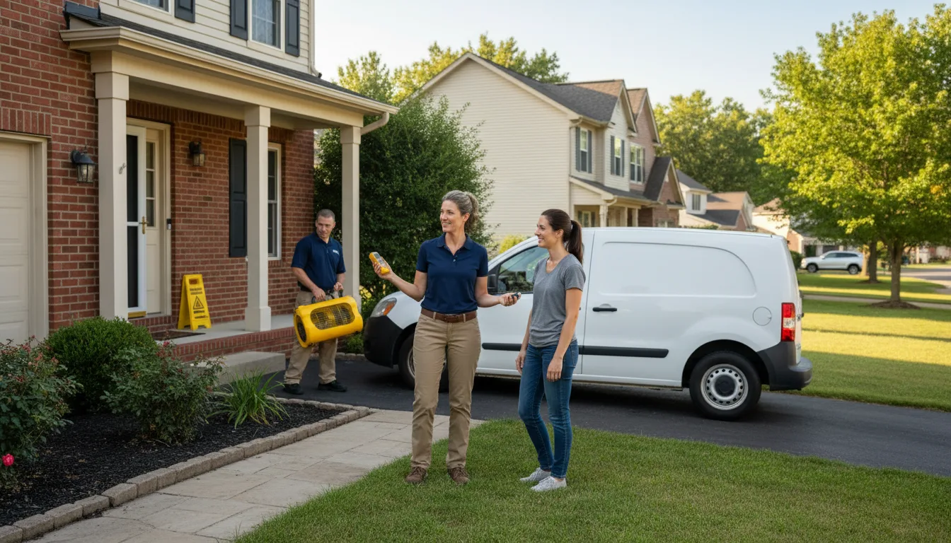 Residential water damage restoration in Gardnerville, NV